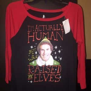 The Elf movie jersey Shirt size medium nwt